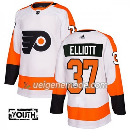 Kinder Eishockey Philadelphia Flyers Trikot Brian Elliott 37 Adidas 2017-2018 Weiß Authentic
